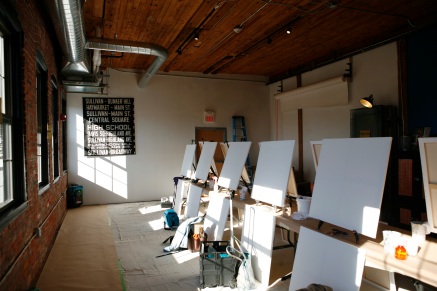 The empty white canvases wait for us to tell our stories.
